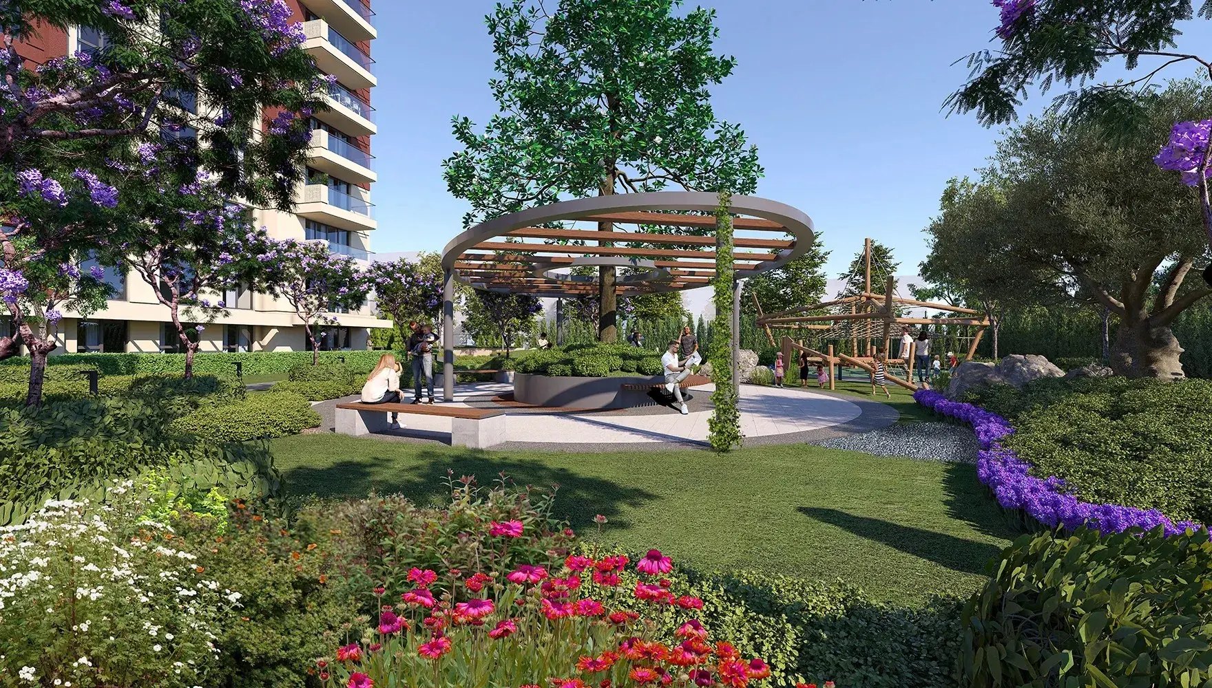 The garden pergola