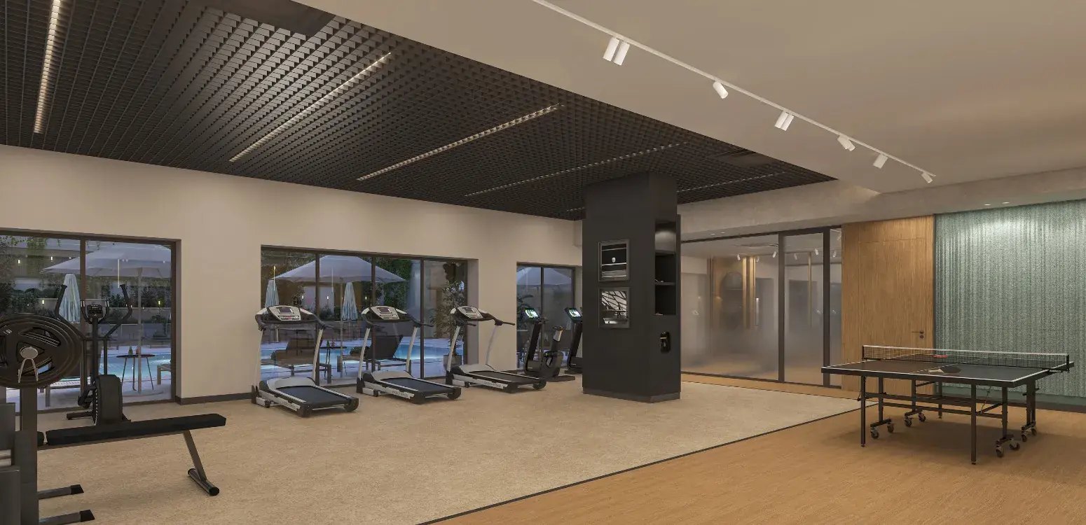 The fitness room