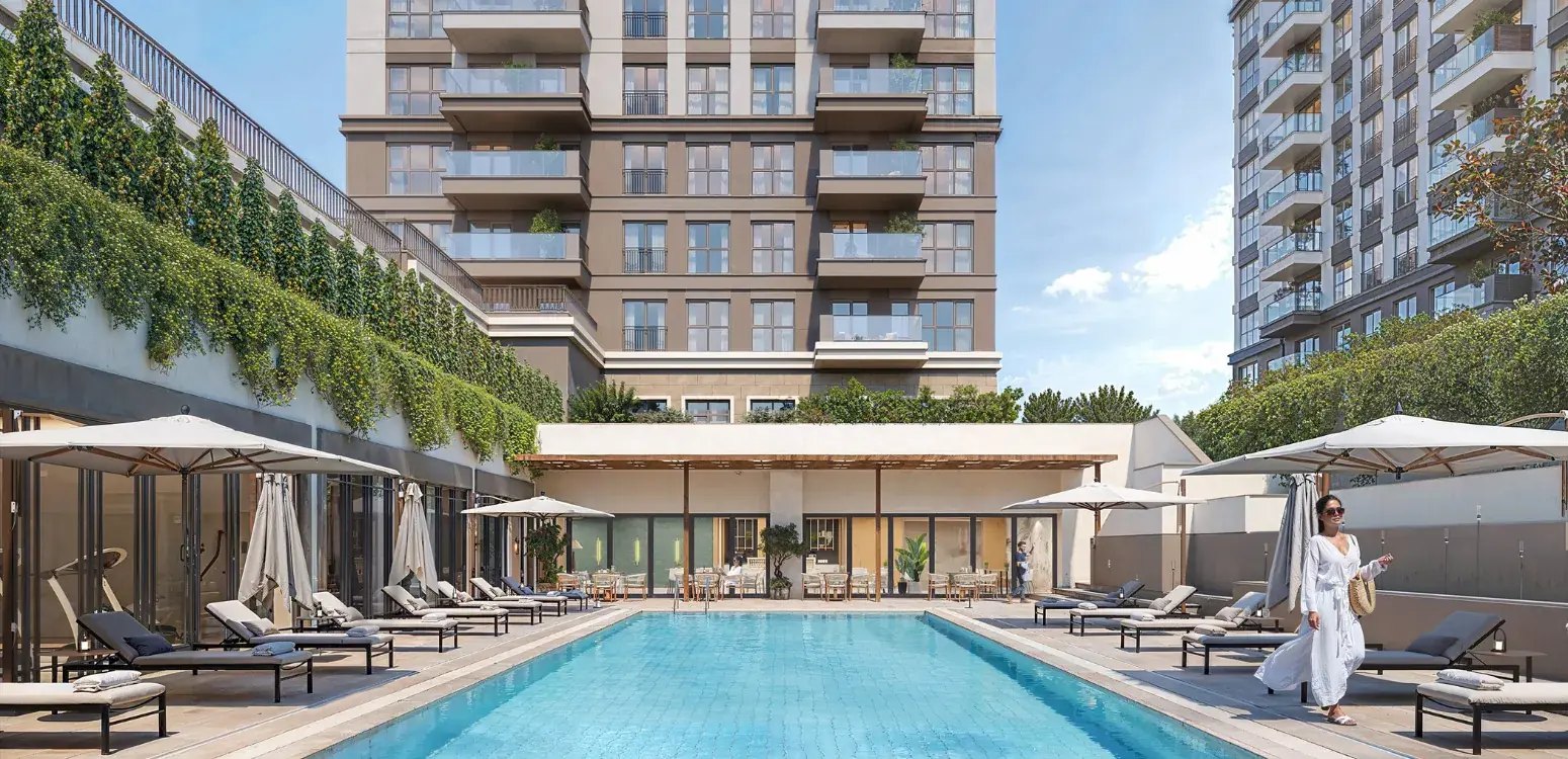 The residents' pool