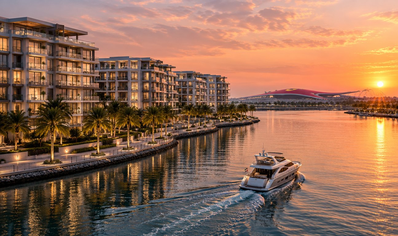 Yas Island: three plots, two on the canal