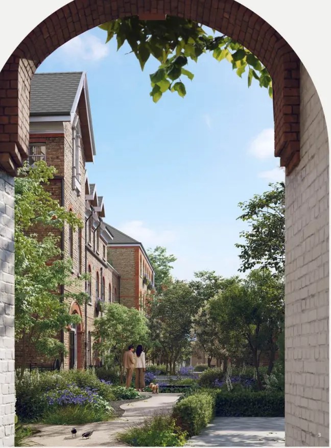 Five houses, one secret garden